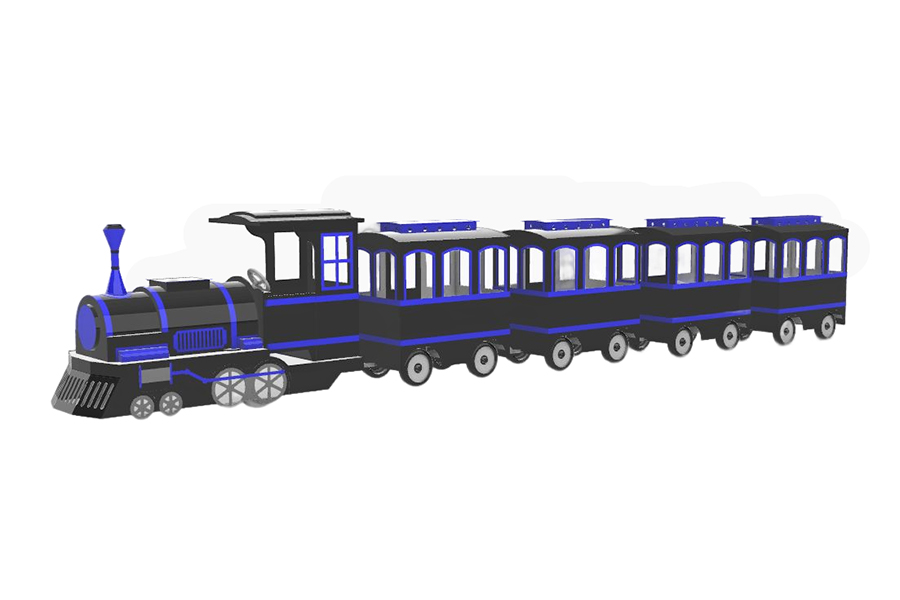 รถไฟแบบโต้ตอบพ่อแม่ลูกคลาสสิก