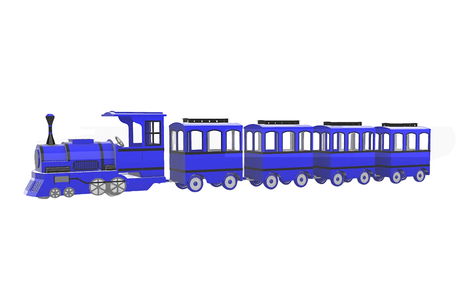 รถไฟแบบโต้ตอบพ่อแม่ลูกคลาสสิก