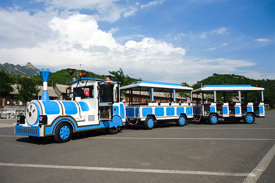 รถไฟชมวิวแบบไม่มีรางขนาดใหญ่แบบคลาสสิก 20 ที่นั่ง