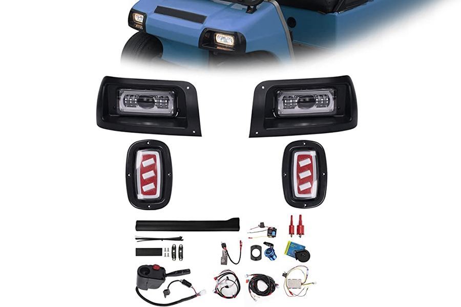 ชุดไฟ LED Deluxe Plus (Fit Club Car DS 1993-UP รถกอล์ฟที่ใช้แก๊สและไฟฟ้า)